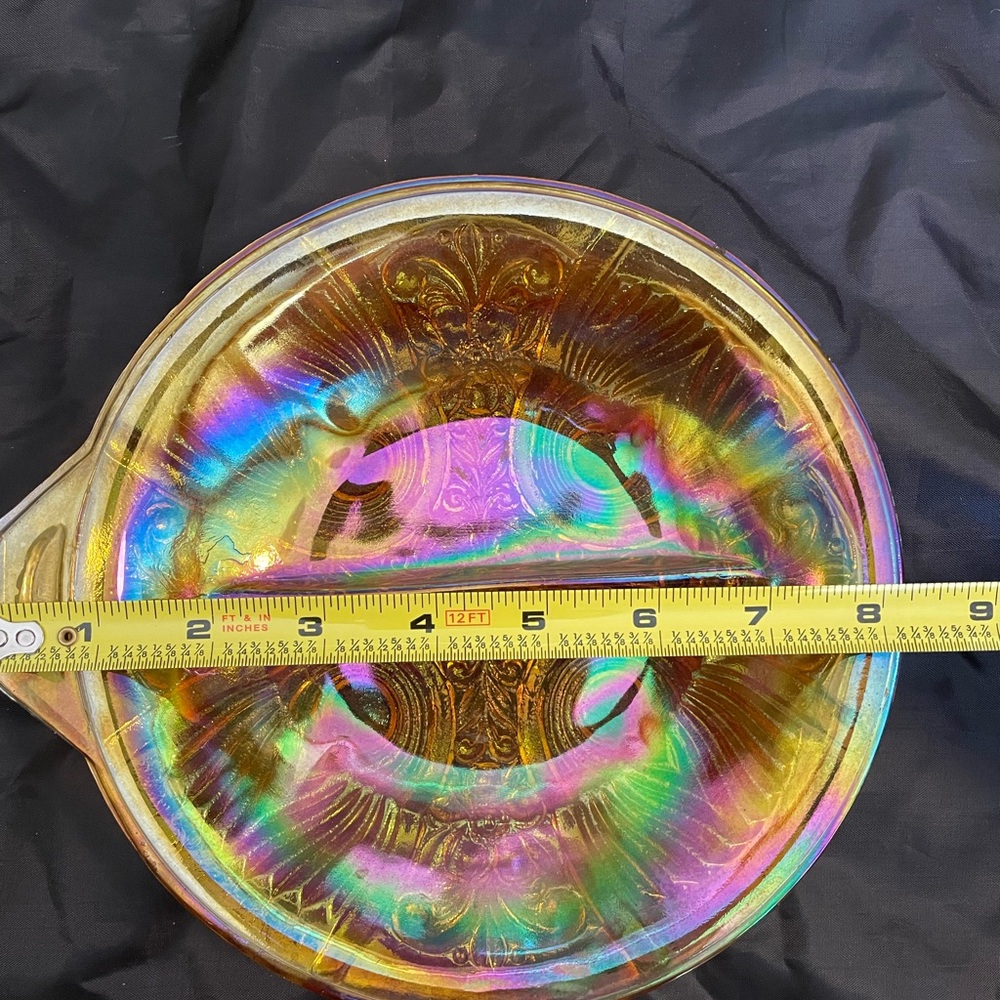 Iridescent Glass Art Plate - Picture 5 of 6